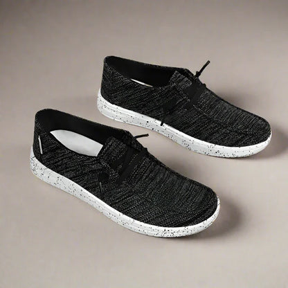 Women's Wide Fit Canvas Lace-Up Sneakers