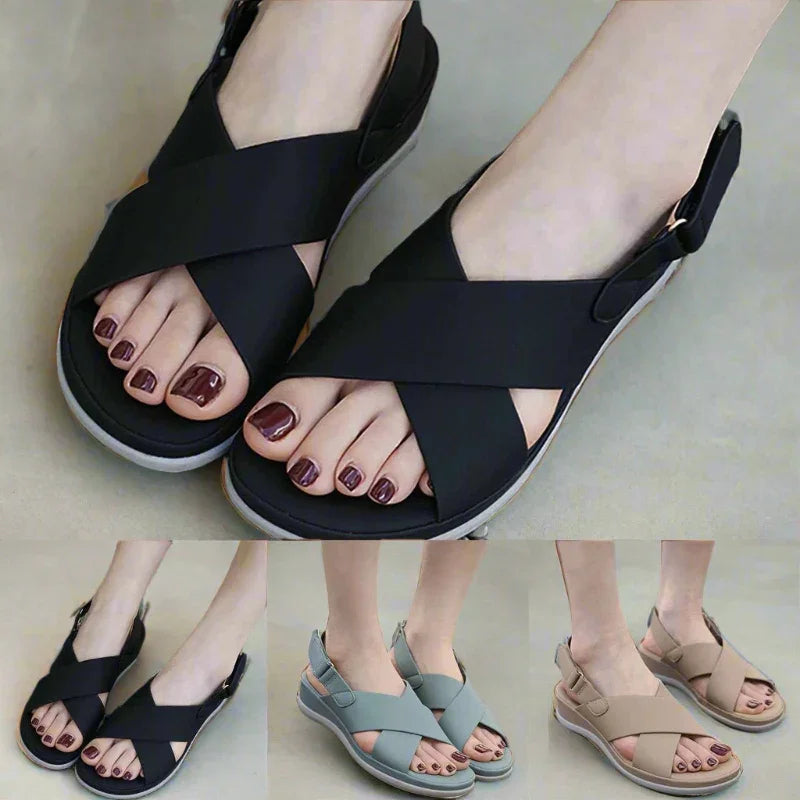 Anatomical Comfort Sandals – Soft Footbed Support for Bunions