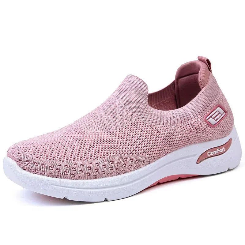Women's Slip On Mesh Sneakers with Shock Absorbing Sole