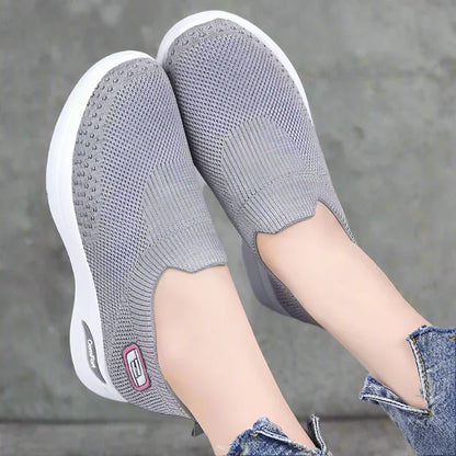 Women's Slip On Mesh Sneakers with Shock Absorbing Sole