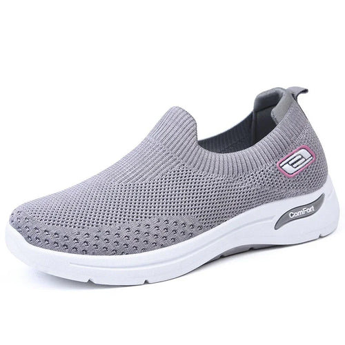 Women's Slip On Mesh Sneakers with Shock Absorbing Sole