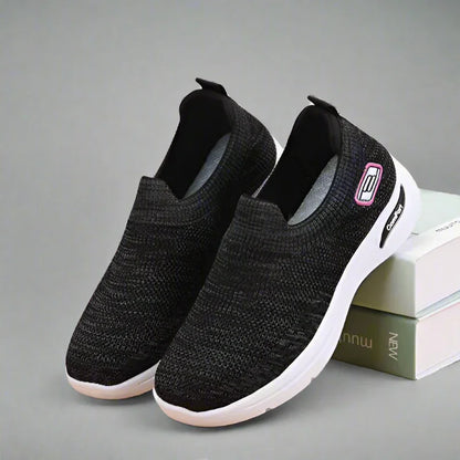 Women's Slip On Mesh Sneakers with Shock Absorbing Sole