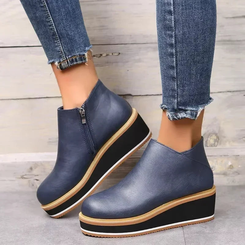 Stylish Orthopedic Platform Shoes for All-Day Comfort