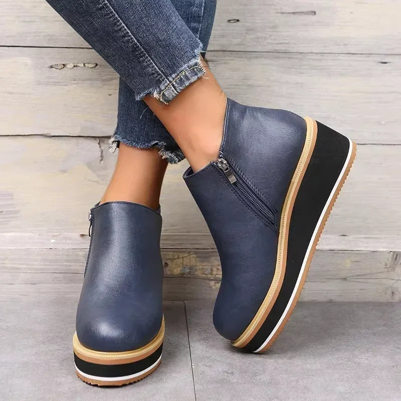 Stylish Orthopedic Platform Shoes for All-Day Comfort