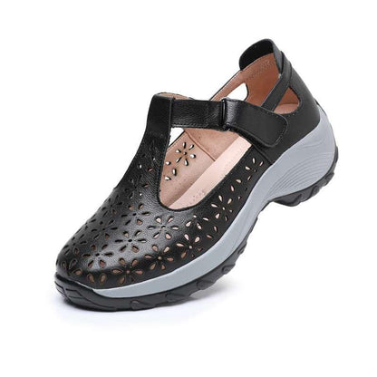 Women’s Perforated Closed Toe Comfort Sandals