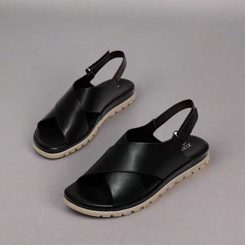 Soft Crossovers Sandals for Bunions