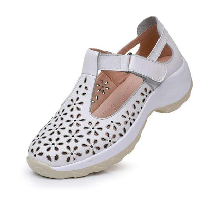 Women’s Perforated Closed Toe Comfort Sandals