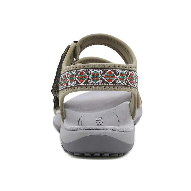Supportive Walking Sandals with Ankle Strap
