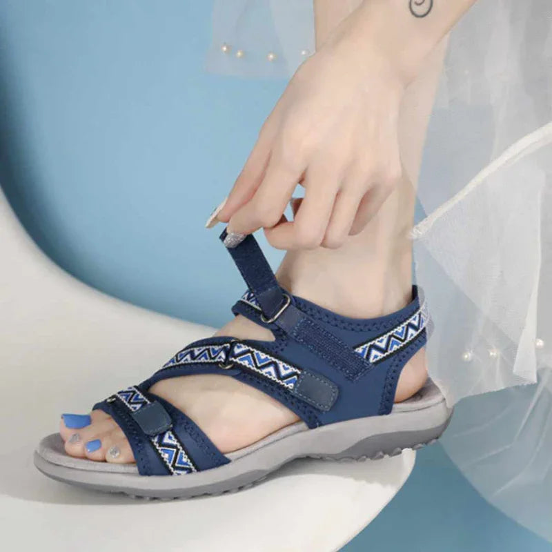 Supportive Walking Sandals with Ankle Strap