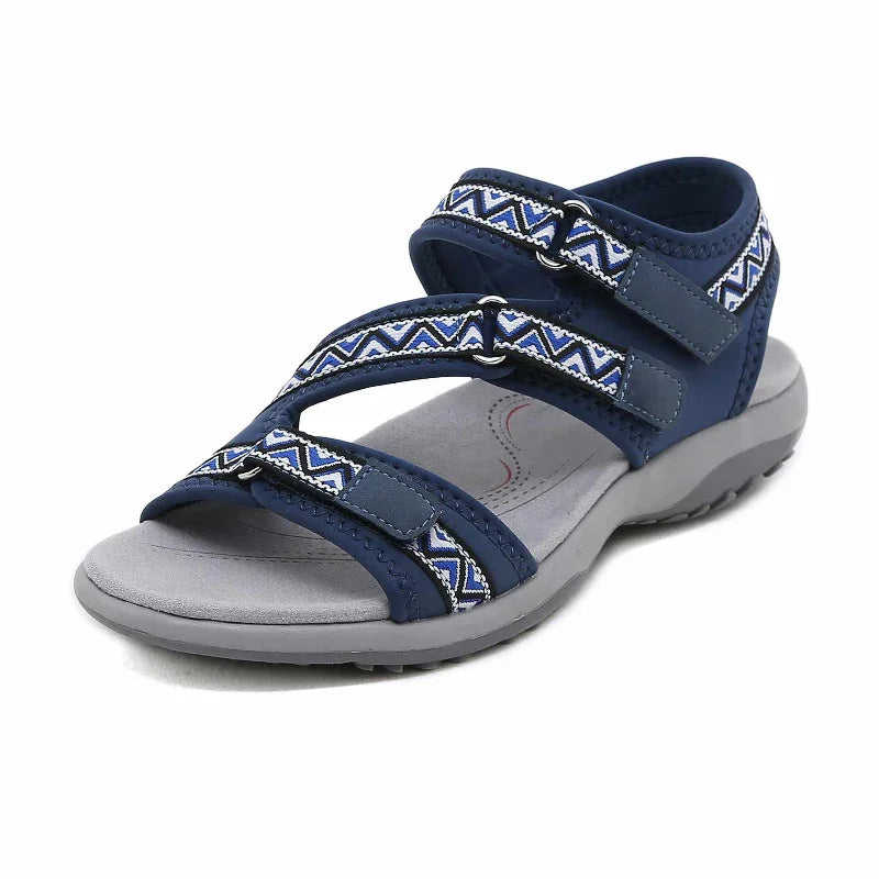 Supportive Walking Sandals with Ankle Strap