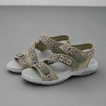 Supportive Walking Sandals with Ankle Strap