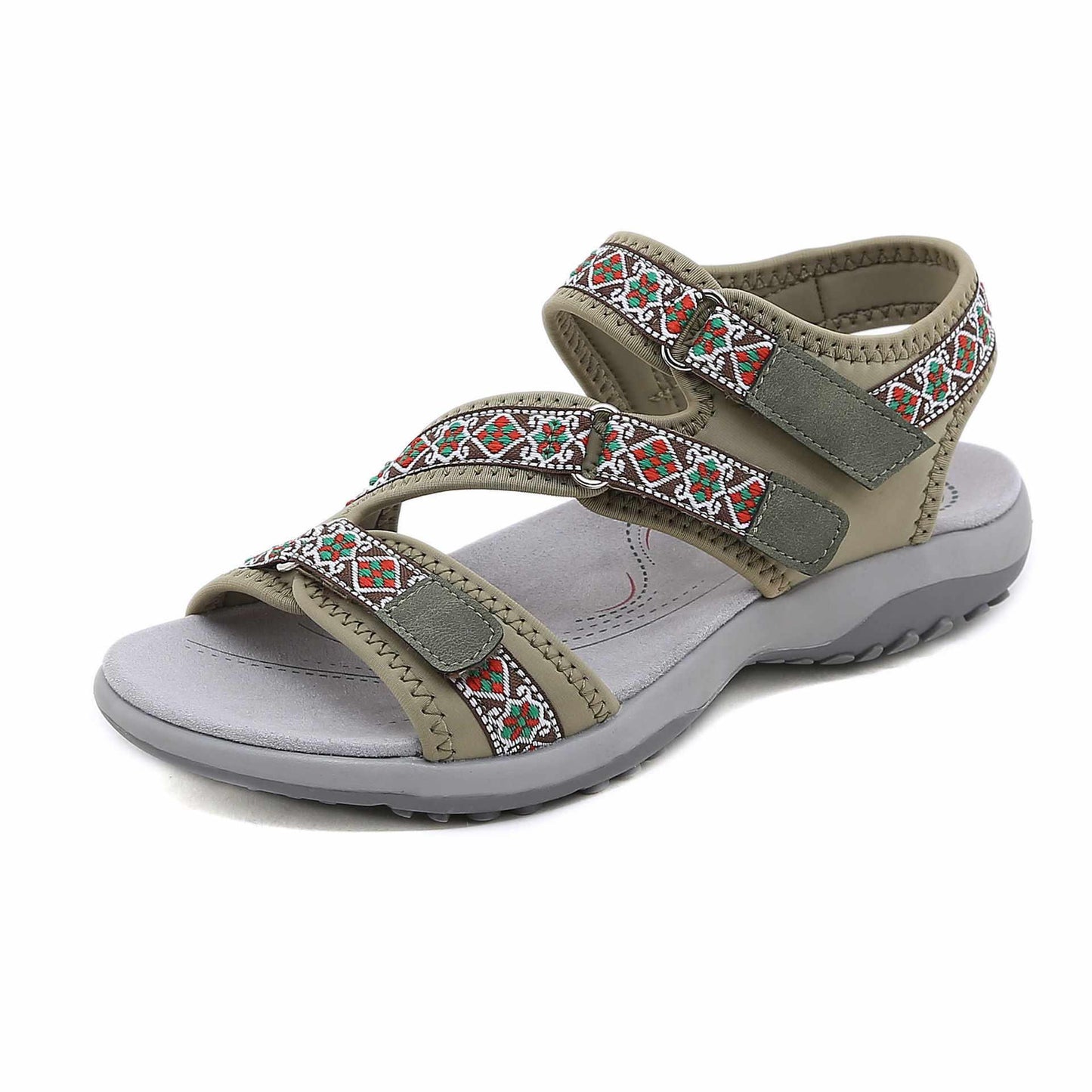 Supportive Walking Sandals with Ankle Strap