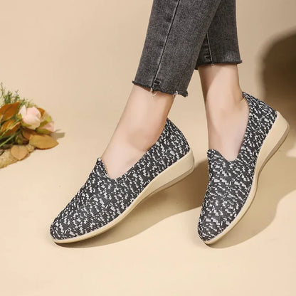 Women's Vibrant Pattern Slip-On Loafers
