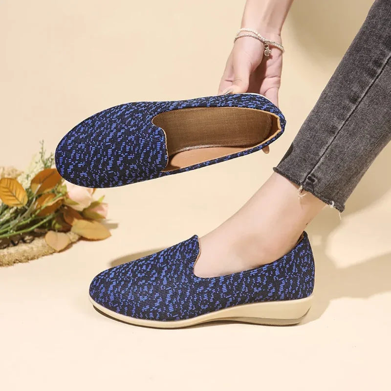 Women's Vibrant Pattern Slip-On Loafers
