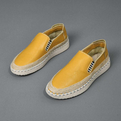 Cowhide Casual Unisex Shoes