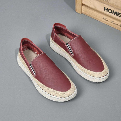 Cowhide Casual Unisex Shoes