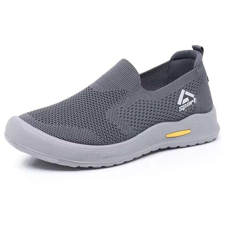 Plus Size Slip-On Knitted Sneakers