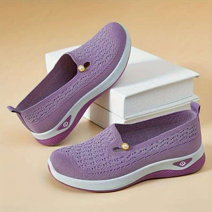 Women's Wide Fit Stretch Mesh Loafers