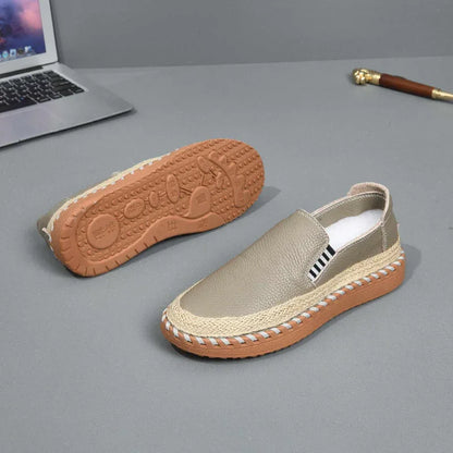 Cowhide Casual Unisex Shoes