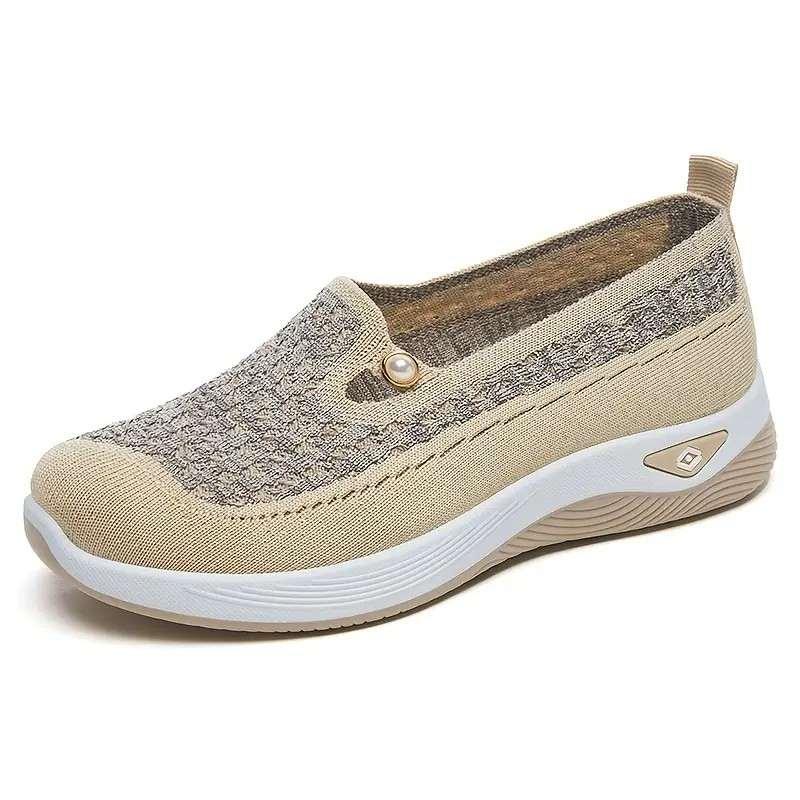 Women's Wide Fit Stretch Mesh Loafers