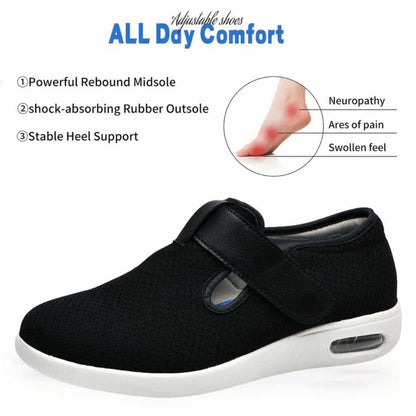 Wide Width Orthopedic Walking Shoes – Supportive Relief for Swollen & Sensitive Feet