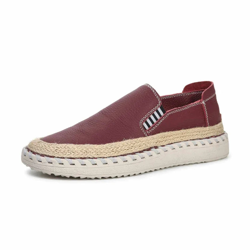 Cowhide Casual Unisex Shoes