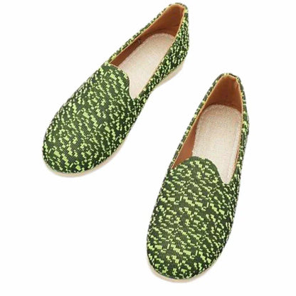 Women's Vibrant Pattern Slip-On Loafers