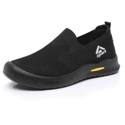 Plus Size Slip-On Knitted Sneakers