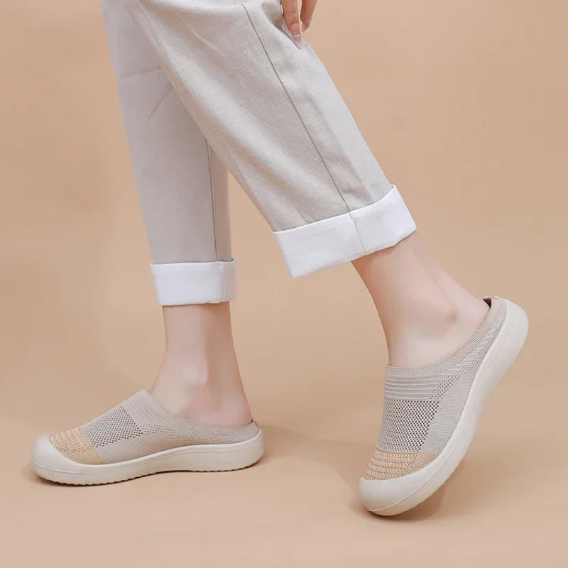 Breathable Bunion-Friendly Slip-On Mules