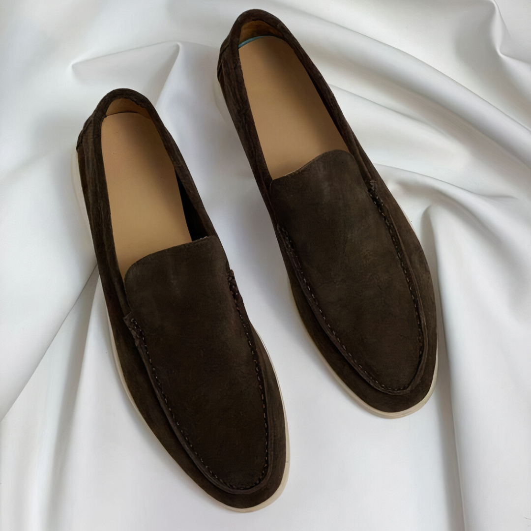 Classic Orthopedic Leather Loafers for Men