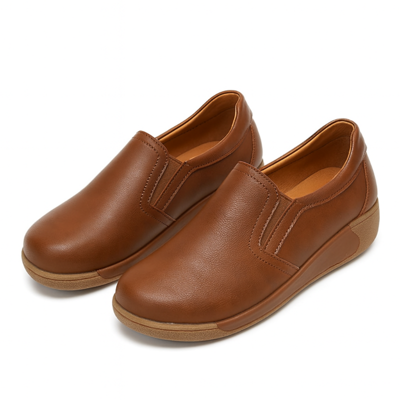 Loafer Shoes for Women with Thick Sole