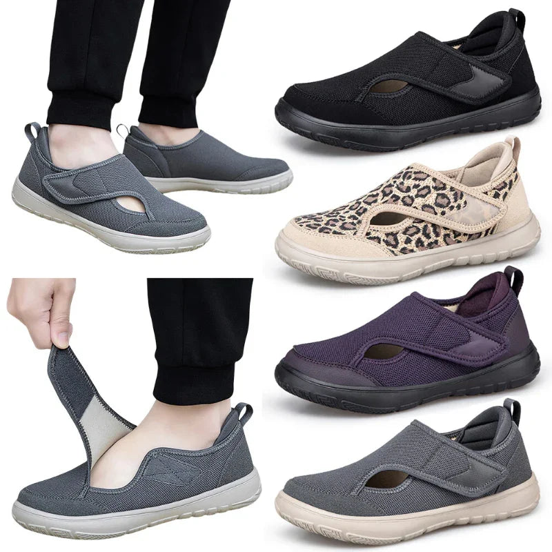Lightweight Non-Slip Sneakers for Edema & Plantar Fasciitis