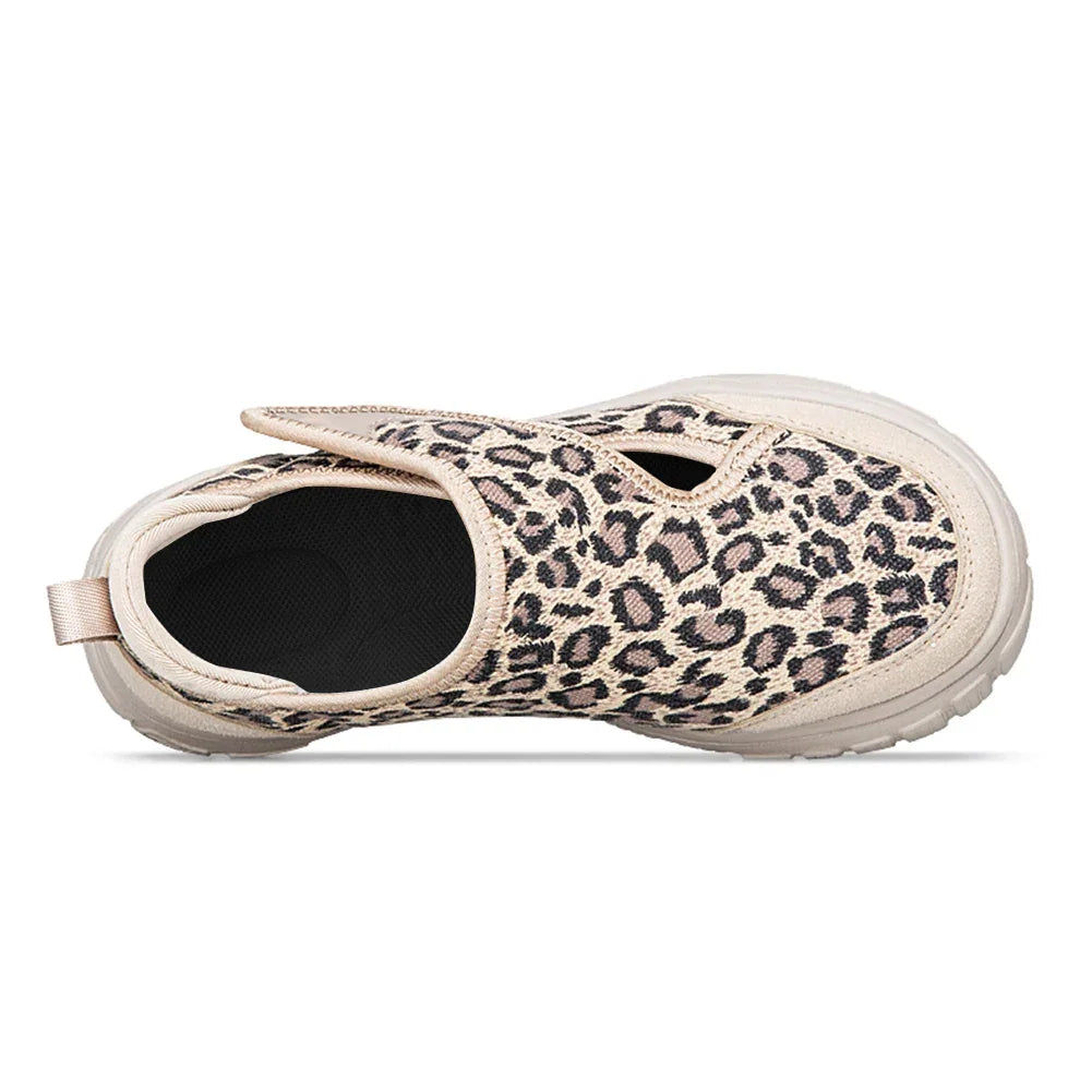 Women's Wide Fit Leopard Print Shoes