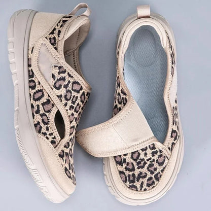 Women's Wide Fit Leopard Print Shoes