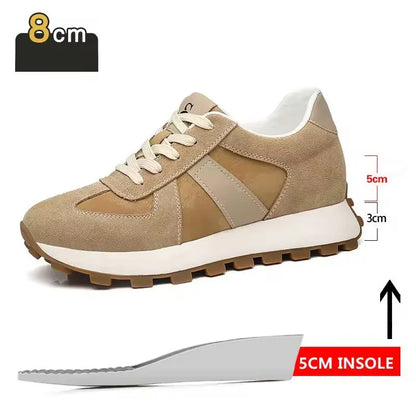 Lightweight Walking Shoes with Heel Lift