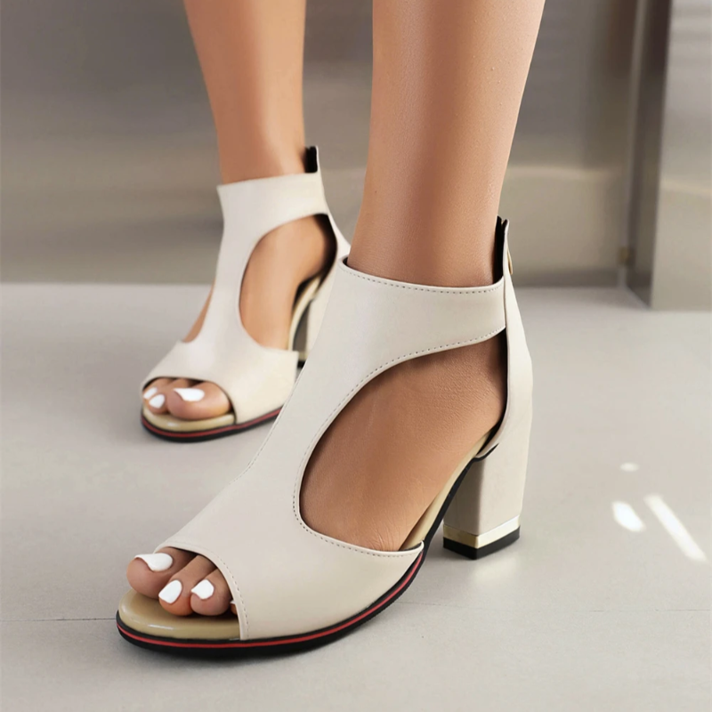 Orthopedic Comfort Square Heel Sandals