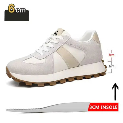 Lightweight Walking Shoes with Heel Lift