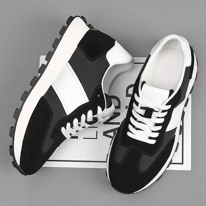 Lightweight Walking Shoes with Heel Lift