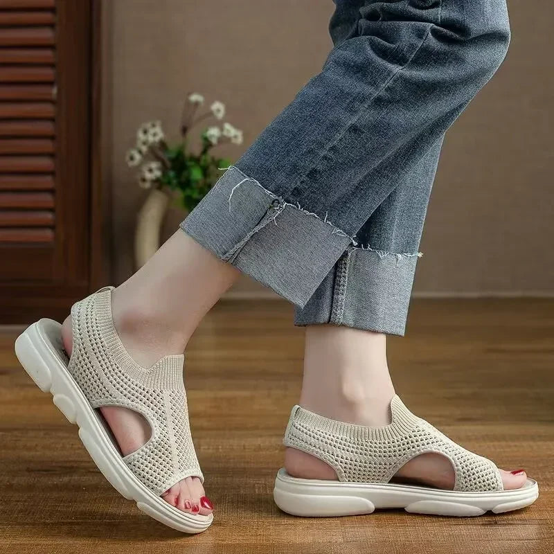AirFlow Comfort Knitted Sandals for Everyday Wear