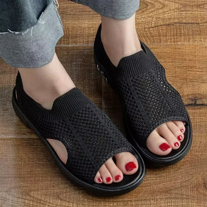 AirFlow Comfort Knitted Sandals for Everyday Wear