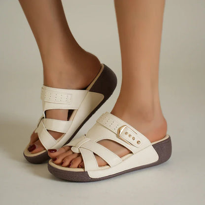 Chic Comfort Slide Sandals with Trendy Design for Effortless Style