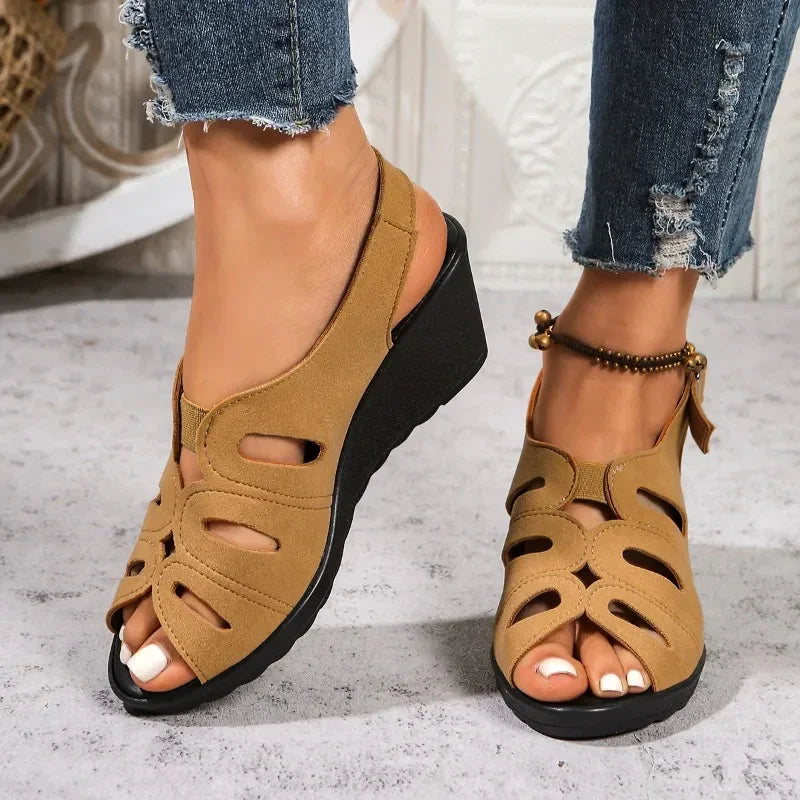 Fashionable Slingback Comfort Sandals