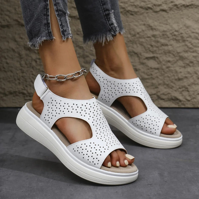 Premium Orthopedic Sandals with Breathable Perforations for Superior Foot Comfort