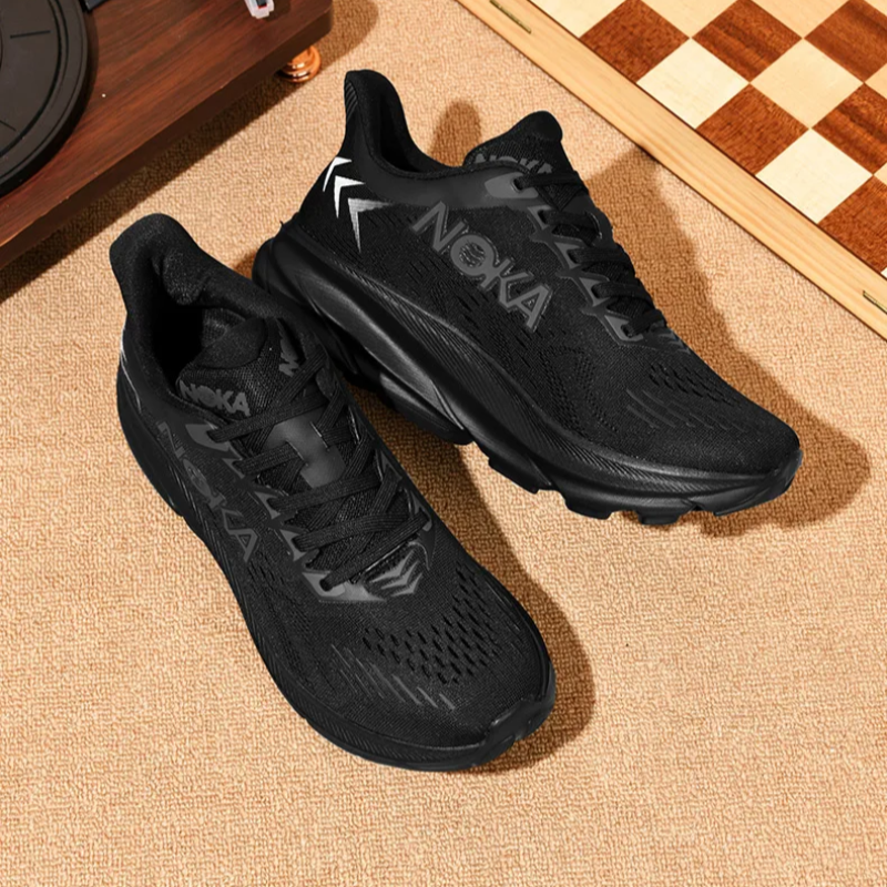 Lace-Up Mesh Platform Athletic Shoes
