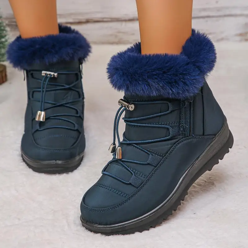 Waterproof Fur-Lined Snow Boots