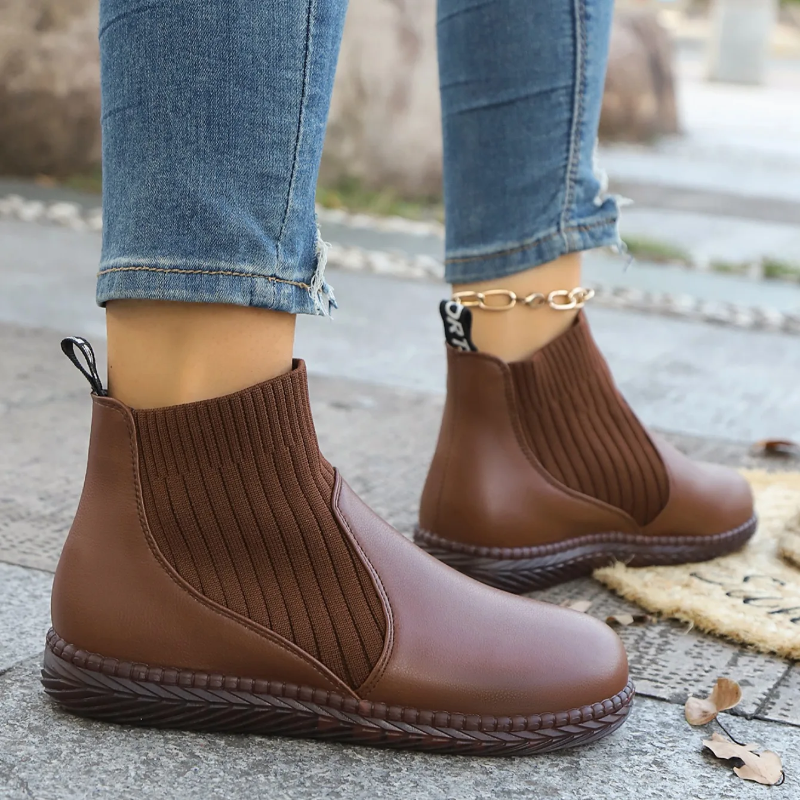 Round Toe Martin Boots for Bunions