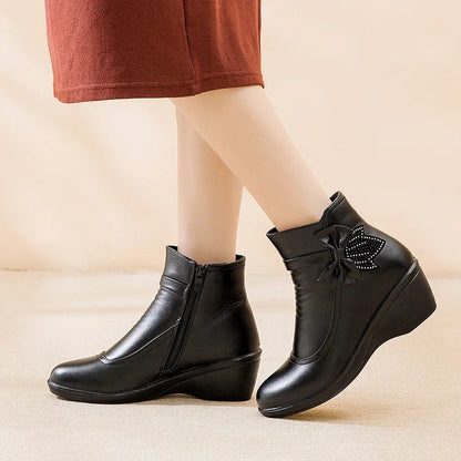 Comfortable Mid-Heel Ankle Boots for Women