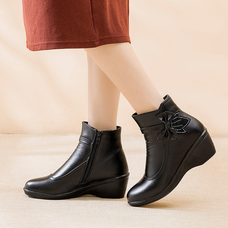Comfortable Mid-Heel Ankle Boots for Women