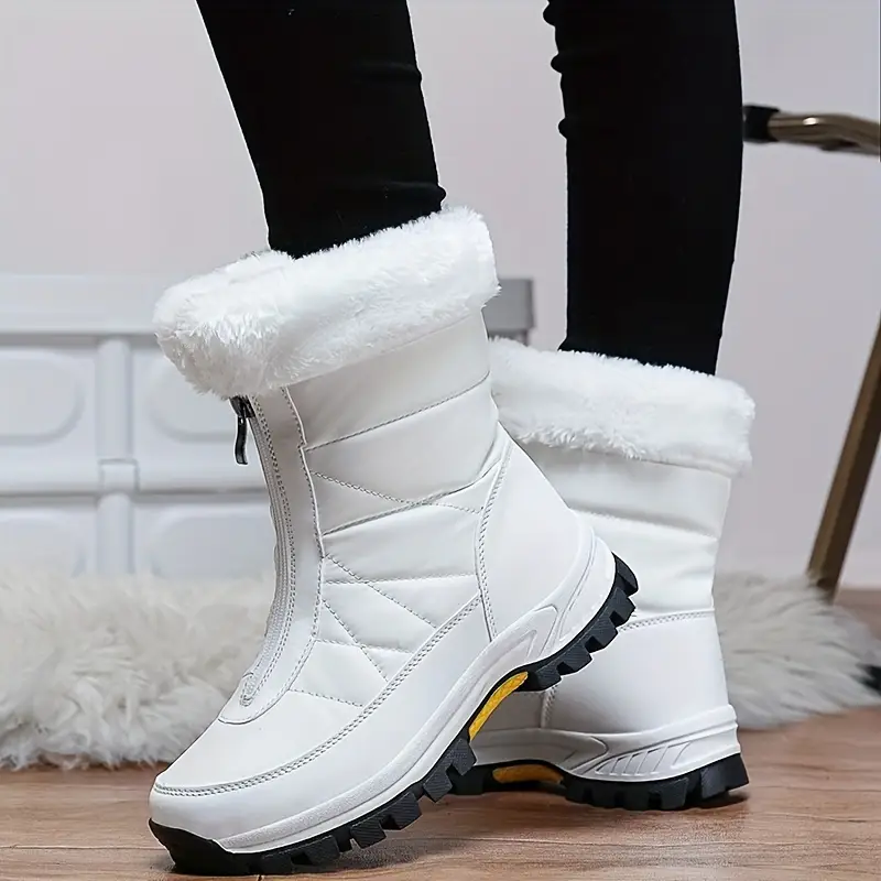 Warm Snow Boots with Velvet Cuff & Anti-Slip Sole