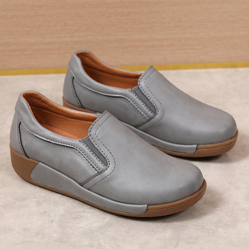 Loafer Shoes for Women with Thick Sole